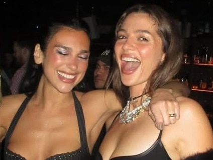 Dua Lipa and Kita Alexander hang out at tour after=party. Picture; Instagram
