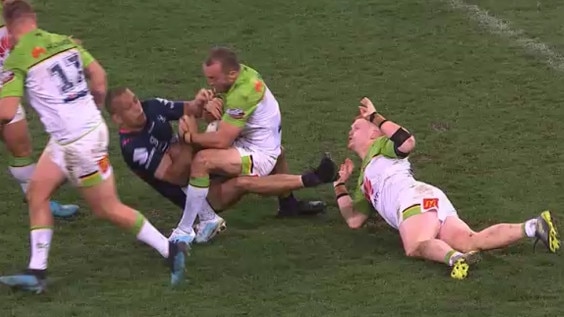 Josh Hodgson is a master stripper. Picture: Fox Sports