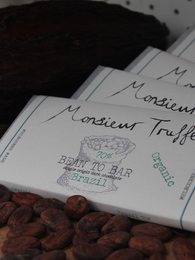 Monsieur Truffe’s chocolate bars.