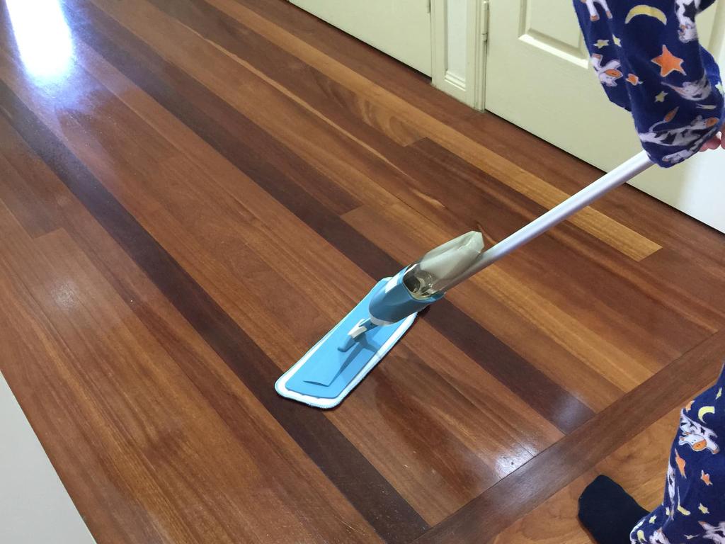 Kmart fans go wild for 17 Spray Floor Mop dupe of 129 mop