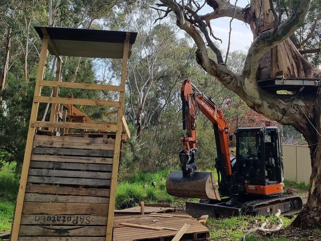 Mt Barker cubby house is being removed by the council . Picture:  Supplied