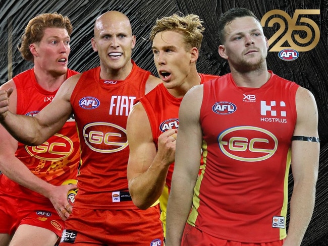 AFL 25: Gold Coast's team of the century so far