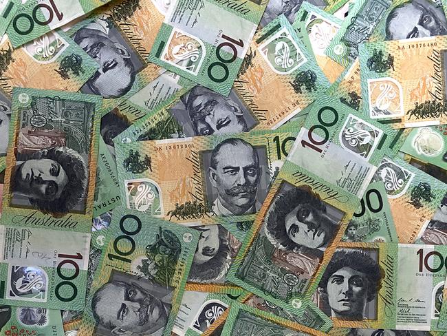 FEDERAL BUDGET 2024: AUSTRALIA - NewsWire Photos - General view editorial generic stock photo of Australian cash money currency. Picture: NCA NewsWire / Nicholas Eagar