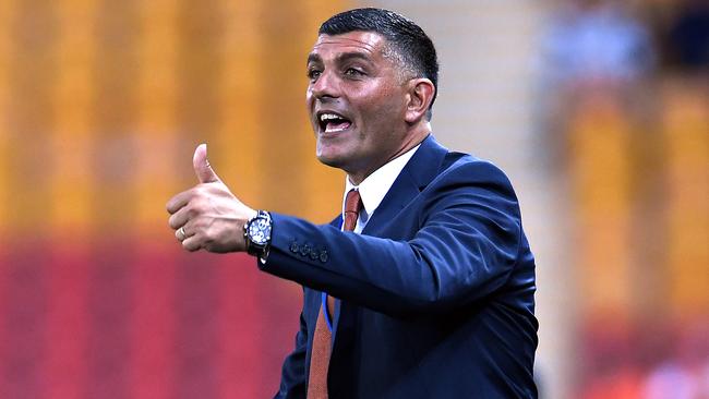 Brisbane Roar coach John Aloisi says the salary cap should go. Picture: AAP