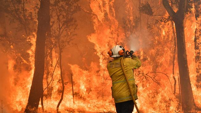 The inquiry heard that ‘cool burning’ reduces fuel loads and still allows some vegetation to remain. Picture: Saeed Khan/ AFP