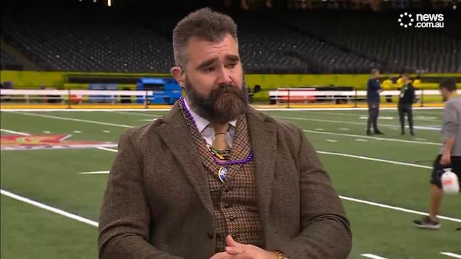 Jason Kelce breaks down in tears over New Orleans attack