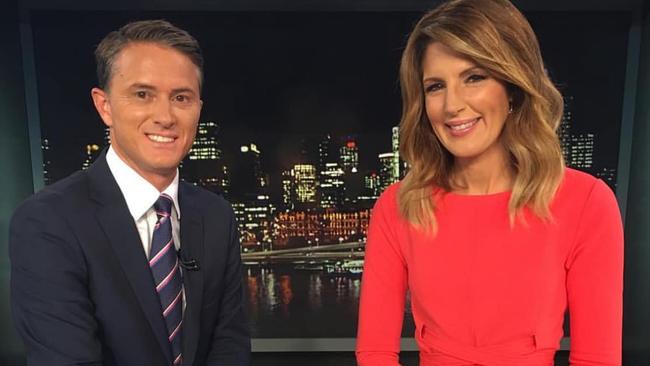 Seven news reporter Sharyn Ghidella with Max Futcher.