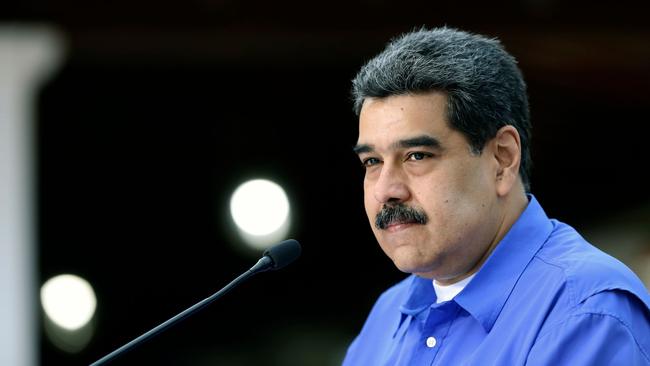 Venezuelan dictator Nicolas Maduro leads a socialist regime with the world’s most murderous police force responsible for the highest rate of killings by law enforcement officers. Picture: AFP