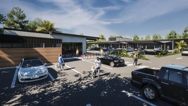 A concept design of the supermarket the Altum Property Group is proposing to build at Eumundi. Picture: Supplied