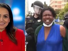 Lefties losing it: Rita Panahi reacts to ‘crazy’ professor dragged away by police