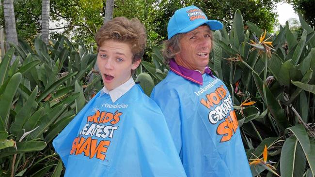 CLIPPERS TIME: Brendan and Caleb Mallyon are a little nervous to shave their heads for the upcoming World's Greatest Shave. Picture: Eden Boyd