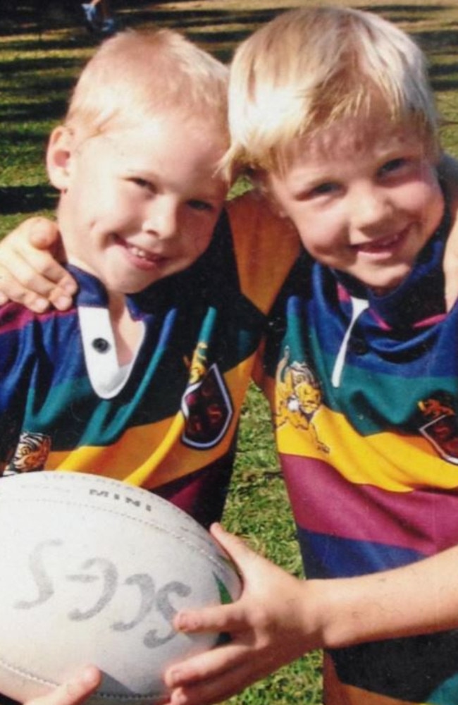 Sunshine Coast Grammar juniors Louis Werchon and Mason Gordon.