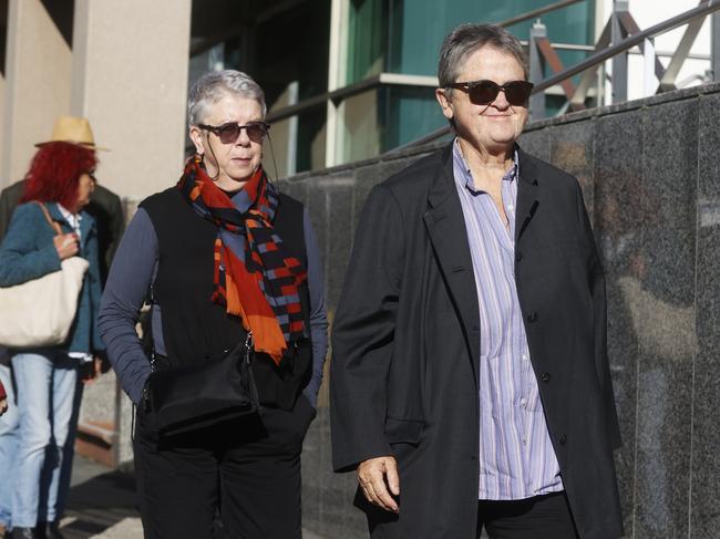 Jan Cameron outside Hobart Magistrates Court in March. Picture: Nikki Davis-Jones