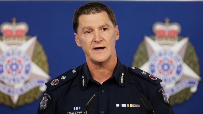 Victoria Police Deputy Commissioner Shane Patton. Picture: AAP