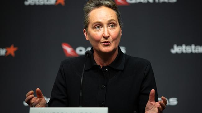 In another blow for freshly-minted Qantas chief executive Vanessa Hudson, the airline’s partnership with China Eastern Airlines remains in limbo. Picture: NCA NewsWire / Christian Gilles