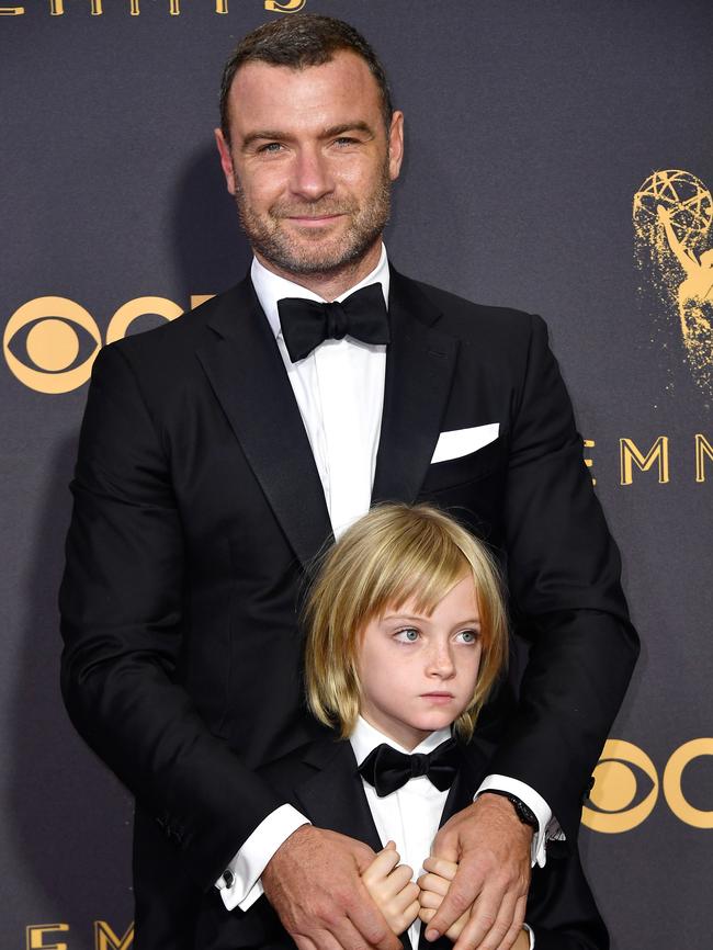 Liev Schreiber with son Sasha.