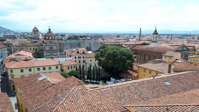 Overlooking Prato in Tuscany.