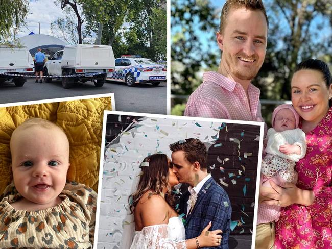 Dad Matthew Cox has been charged with the alleged murder of his wife Tayla and their 11-week-old baby Murphy.