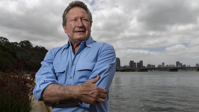 Fortescue chairman Andrew Forrest. Picture: Marie Nirme