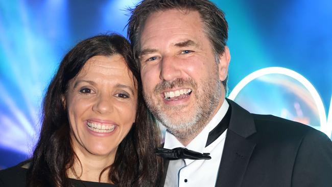 Jude Tozer and Glenn Tozer at the Gold Coast Business Excellence Awards 2024 Gala for Gold Coast at Large. Picture, Portia Large.