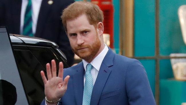 A royal biographer claims Prince Harry is ‘utterly miserable’. Picture: Tolga Akmen / AFP