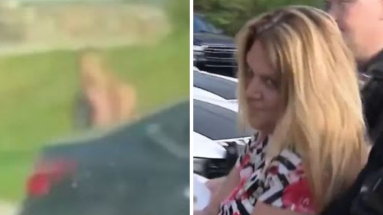 Woman busted defecating on driver’s car