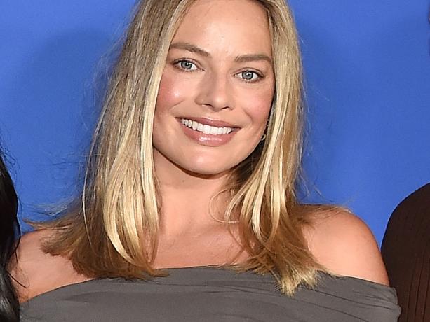 Tom Ackerley, Bronte Payne, Margot Robbie and Joey McNamara at the "My Old Ass" Special Campfire Screening held at Treepeople on September 9, 2024 in Los Angeles, California.  (Photo by Lisa O'Connor/Variety via Getty Images)