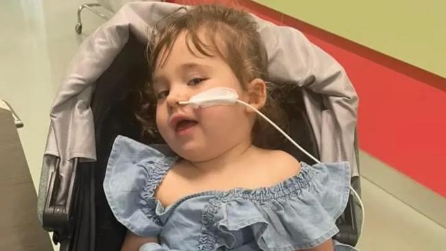 Bella has so far been diagnosed with dystonia, but doctors so far have not been able to pin down what type of dementia she has. Picture: Supplied