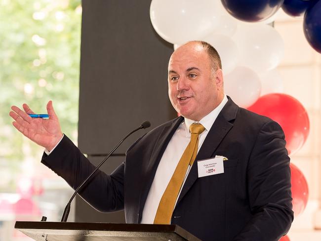 Official launch of radio station *SEN SA* new studios on 1 KingWilliam Street on November 14, 2019. Craig Hutchison, Pacific Star Network and Crocmedia ChiefExecutive Officer
