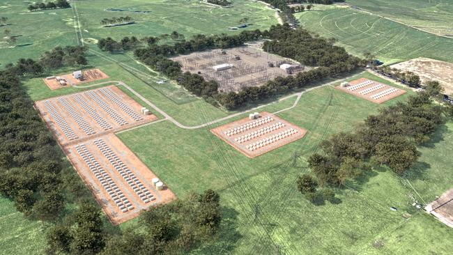 Artist’s impression of the Limestone Coast Energy Park. Picture: Supplied by Pacific Green