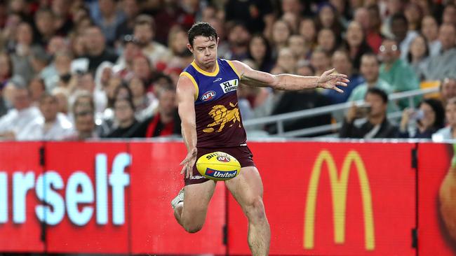 Lachie Neale is in for the Lions. Picture: Jono Searle/AFL Photos/via Getty Images