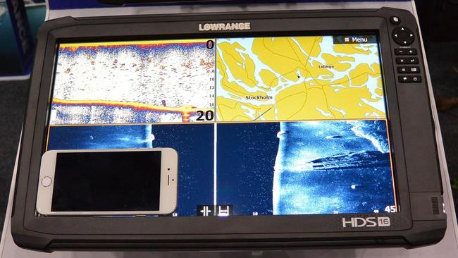 Best Marine Electronics was a no brainer: the Lowrance HDS Carbon 16 has amazing display clarity and a huge screen as shown compared to an I-Phone.