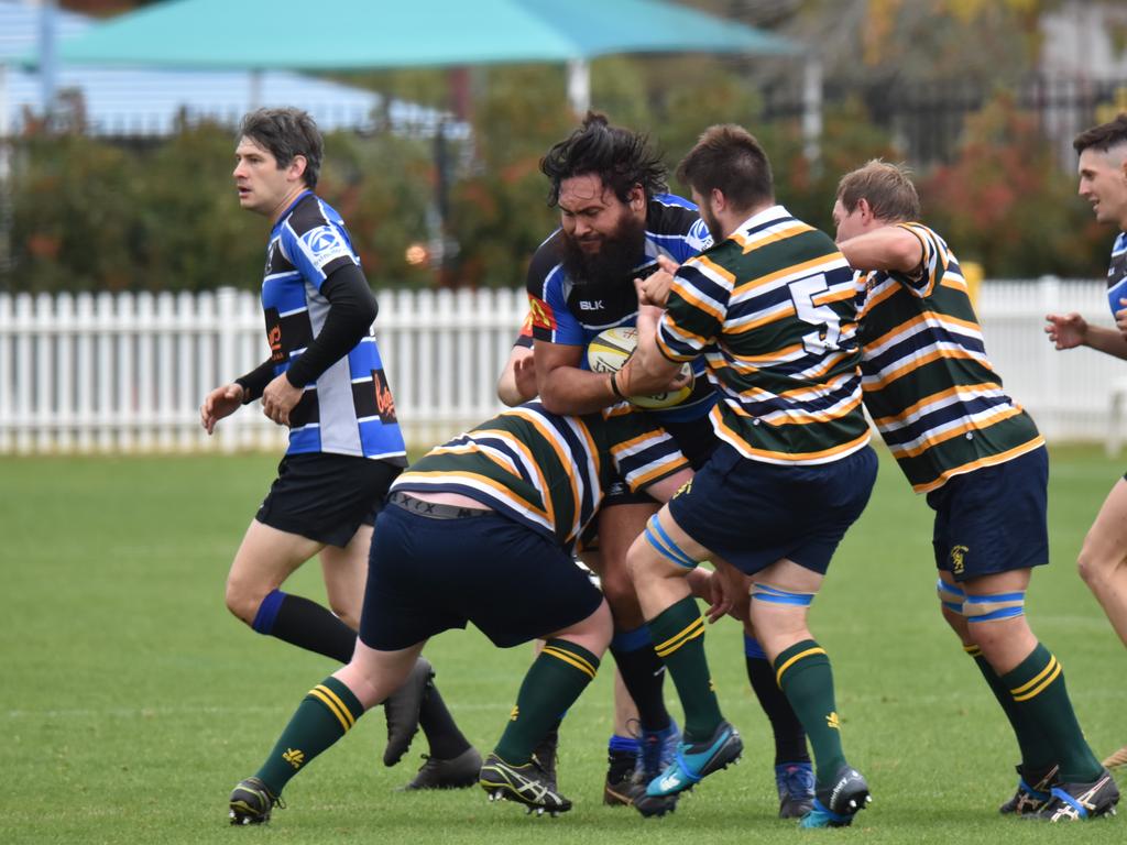 Far North Coast second rower Will Aisake playing for the Dolphins at the NSW Country rugby union championships last year. The championships this year have been cancelled. Photo Vicki Kerry