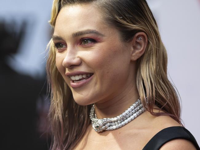 Florence Pugh attends Marvel Studios' "Black Widow" world premier fan event at Cineworld Leicester Square on June 29, 2021 in London, England.