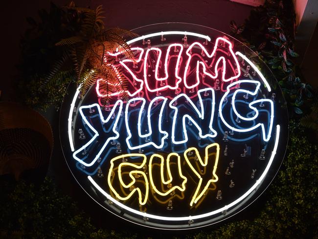 Signage at Sum Yung Guys restaurant at Sunshine Beach.