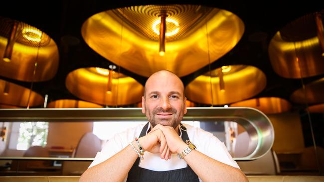 George Calombaris, pictured at The Press Club in 2017, has rented out his Toorak mansion. Picture: Nicole Cleary