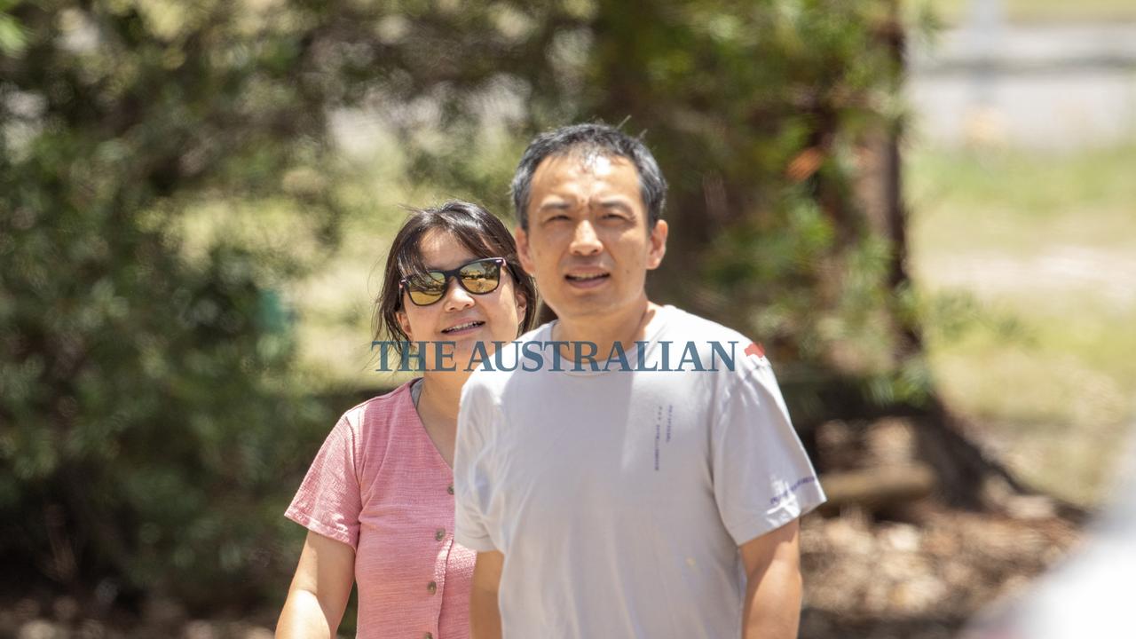 Jasmine Sun and Feiyu Xie in Port Stephens. Picture: Liam Mendes / The Australian