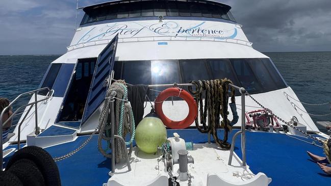 Tourists Amber and Luke Hooper had eagerly anticipated their trip with Reef Experience while visiting Cairns on holiday.