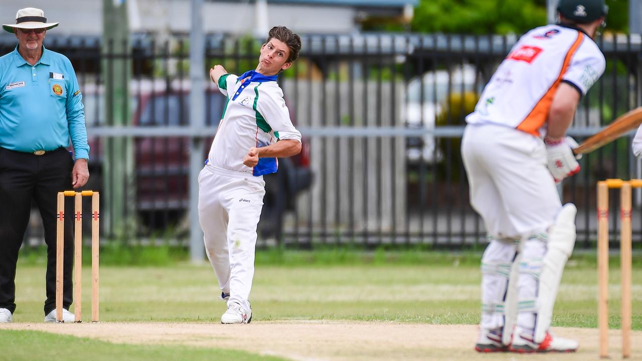 Matt Jackson, pictured in action for Brothers last year, bowled an impressive 6/21 for Maroochydore in the one-day grand final. Picture: Brian Cassidy