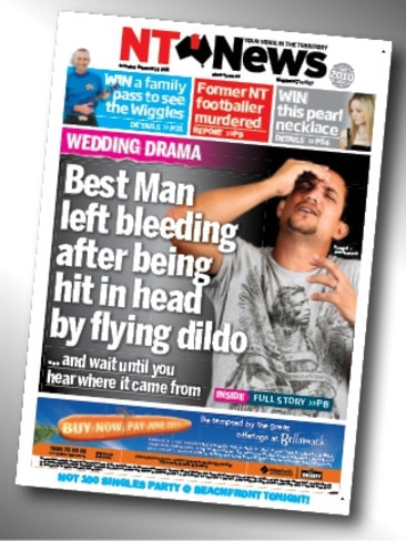 <p>Number 2: Best man left bleeding after being hit in head by flying dildo (February 12, 2011)</p>