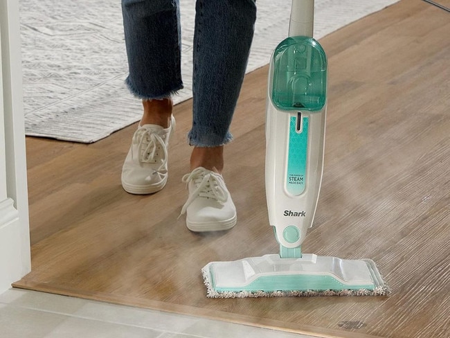 The Shark Steam Mop is on sale for $99 right now.