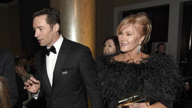 Hugh Jackman and Deborra-Lee Furness. Picture: Invision/AP