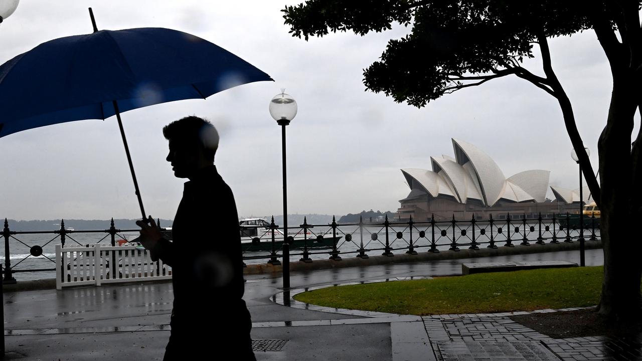 Sydney could see up to 70mm of rain. Picture: NCA NewsWire / Jeremy Piper