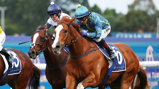 Kerrin McEvoy rides Franz Josef to victory.