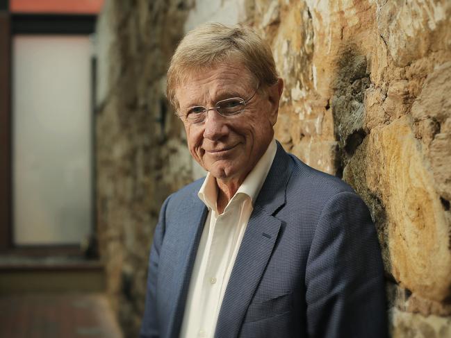 Retired ABC journalist Kerry O'Brien vistited Hobart to launch his new memoir.Picture: MATHEW FARRELL