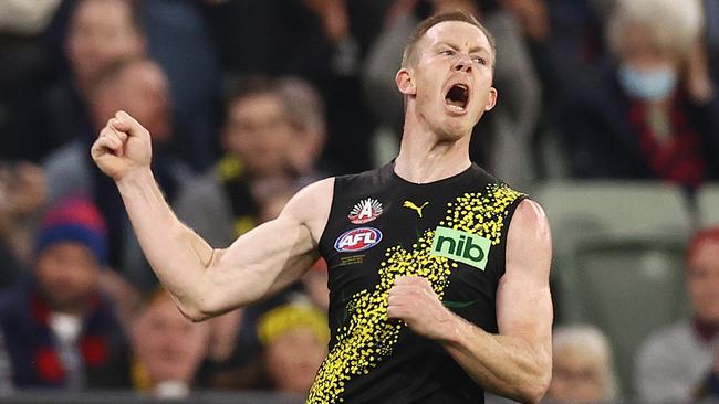 Seven goals in four games is not good reading for Jack Riewoldt. Photo: Michael Klein