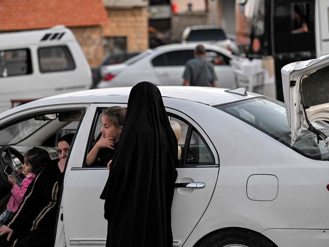 It’s Israel, not Hezbollah, that sends Lebanese civilians warnings on their phones to stay 1km away from Hezbollah sites. Picture: AFP