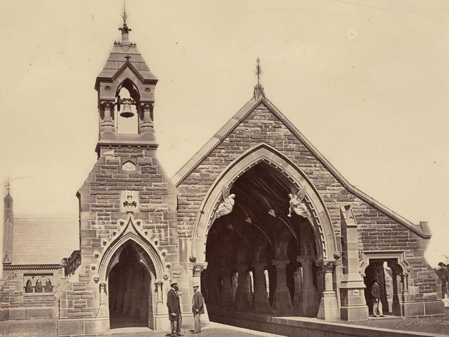 The mortuary train at Rookwood’s No.1 receiving station.