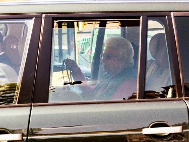 Queen Elizabeth II is seen outside Buckingham Palace. Picture: Noam Galai/GC Images