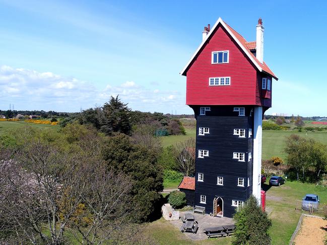 The House in the Clouds is one of the UK's most famous follies, it was originally a water tower. It is situated in Thorpeness, Suffolk, UK. Picture: istock